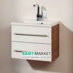 Тумба под раковину Gorenje Avon F60.71 подвесная 60х45х50 белый глянец 791819