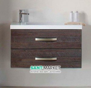 Тумба под раковину Gorenje Slim F 80.05 подвесная 80х50х35 дуб антрацит 791622