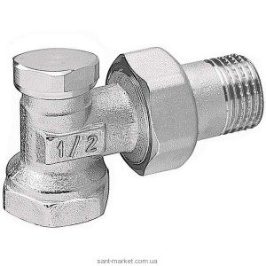 Ferro Радиаторный кран запорный угловой 1/2” ZK2Y