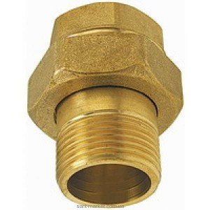 Ferro Латунная соединительная муфта прямая 3/8