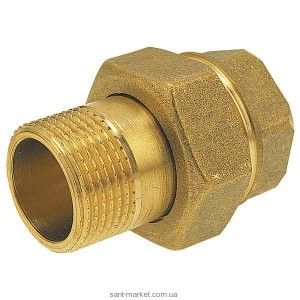 Ferro Латунная сполучна муфта пряма з О-рингом 1 