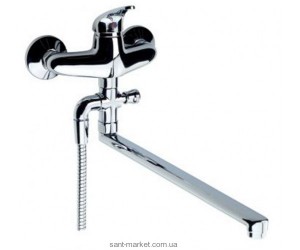 Змішувач одинважільний для ванни з довгим виливом Jika Dino H21727004210