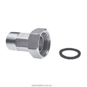 Ferro Полумуфта латунная для водомера 1/2