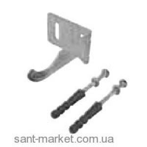 Ferro Консоль радіатора відігнута оцинкована з двома дюбелями GG7K
