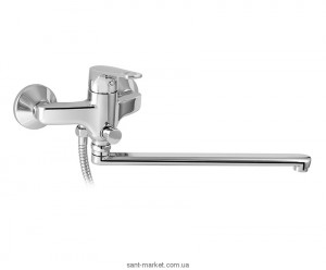 Змішувач одинважільний для ванни з довгим виливом Mofem колекція Jun Evo хром 155-0065-30