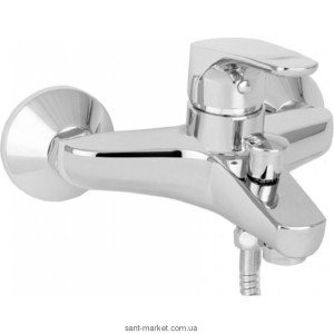 Змішувач одинважільний для ванни з коротким виливом та душем Mofem колекція Jun Evo хром 151-0063-00