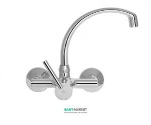 Смеситель для кухни Mofem Rumba однорычажный настенный 652-0078-10