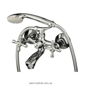 Смеситель двухвентильный для ванны с душем Mofem коллекция Treff хром 141-0013-32