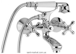 Змішувач двухветільний для ванни з душем Mofem колекція Treff хром 141-0013-01