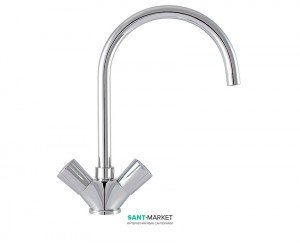 Змішувач для раковини двухвентильний високий Mofem колекція Golf хром 142-1263-00