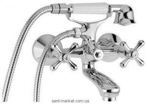 Смеситель двухветильный для ванны с душем Mofem коллекция Treff хром 141-0013-01