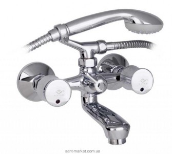 Смеситель двухвентильный для ванны с душем Mofem коллекция Spektrum хром 141-0010-00