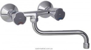 Смеситель для кухни Mofem Nova двухвентильный настенный ретростиль 142-0046-31