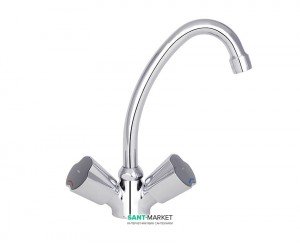 Змішувач для раковини двухвентильний високий Mofem колекція Solar Nova хром 140-0021-13