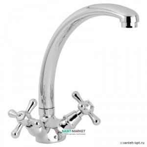 Смеситель для кухни Mofem Treff двухвентильный ретростиль 140-0005-00