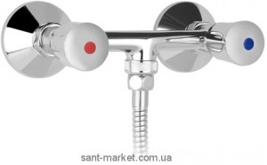 Змішувач для душу настінний двухвентильний Mofem Evrosztar NOVA з душовим набором хром 143-0115-00