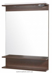 Аквародос Модерн Зеркало 65 см с полками и подсветкой 038399