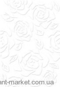Керамин Плитка ЭДЕМ Э 7С белая роза 137564