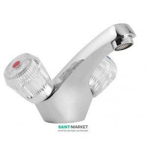 Смеситель для раковины двухвентильный Mofem коллекция Iris хром 140-0174-31