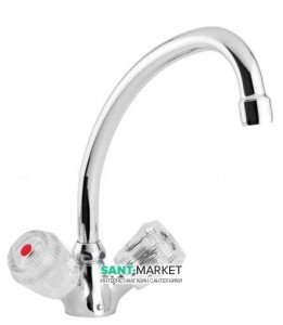 Змішувач для кухні Mofem Iris двухвентильний ретростиль 140-0002-24