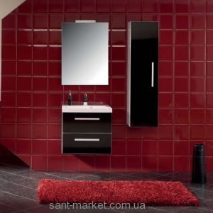 Зеркальный шкаф GORENJE Alano F 80.15 792882 черный глянец