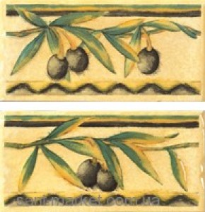 Mainzu плитка CNFA.OLIVO AMARILLO фриз2 190757