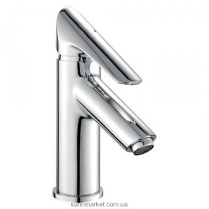 Змішувач для раковини одноважеля з донним клапаном Ferro колекція Cassino хром BCS2VL