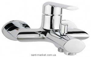 Смеситель однорычажный для ванны с коротким изливом Ferro коллекция Torino хром BRT1