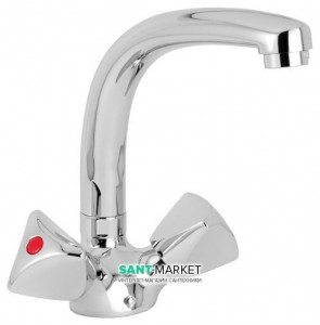 Смеситель для кухни Mofem Metal Plus двухвентильный ретростиль 140-0138-30