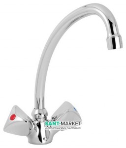 Смеситель для кухни Mofem Metal Plus двухвентильный ретростиль 140-0061-06