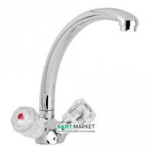 Смеситель для кухни Mofem Iris двухвентильный ретростиль 140-0003-10