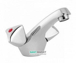 Смеситель для раковины двухвентильный Mofem коллекция Metal plus хром 140-0178-31