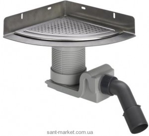 Viega Корпус душ лотка кутовий напівкруглий матовий 592370