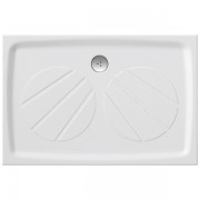 Душевой поддон искусственный мрамор прямоугольный Ravak Gigant Pro 100х80х3 белый XA03A401010