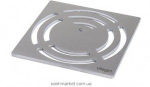 Viega Решітка для трапа 94х94 Visign RS3 нерж сталь матова 492304