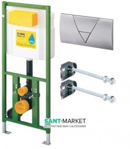 Система инсталляции для подвесного унитаза Viega Eco Plus 4в1 49х113х13 660338