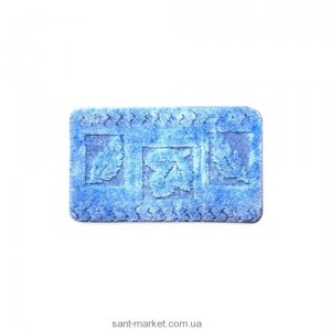 BISK Спринг коврик для ванны голубой 00896