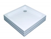 Душевой поддон акриловый квадратный Ravak Angela PU 90х90х18.5 белый A007701120