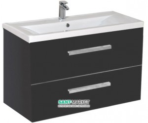 Тумба под раковину Gorenje Amador F 80.82 подвесная 80х45.5х50 антрацит 792838