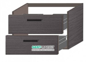 Тумба під раковину Gorenje Amador F 100.82 підвісна 100х45.5х50 дуб срібний 792848