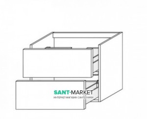 Тумба под раковину Gorenje Lorencio F 60.84 подвесная 60х45.5х50 тик 792857