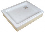 Душовий піддон акриловий прямокутний Ravak Aneta EX 90.5х75.5х18.5 білий A003701320