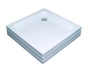 Душовий піддон акриловий квадратний Ravak Angela PU 90х90х18.5 білий A007701120