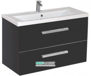 Тумба під раковину Gorenje Amador F 80.82 підвісна 80х45.5х50 антрацит 792838