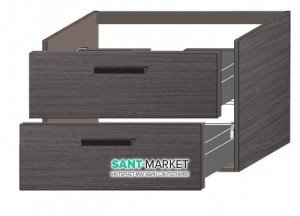 Тумба під раковину Gorenje Amador F 100.82 підвісна 100х45.5х50 дуб срібний 792848