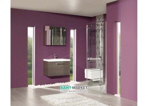 Тумба под раковину Gorenje Leonides F 100.83 подвесная 100х45.5х45 дуб серебряный 792832