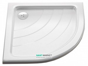 Душевой поддон акриловый четверть круга Ravak Ronda LA 91х91х10 белый A217001220