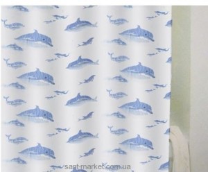 BISK Дельфин шторка для ванны 06910