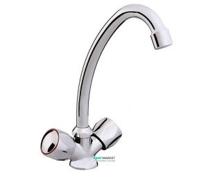 Смеситель для кухни Rubineta C-8 GLOBO Rubin Ceramic двухвентильный ретростиль C8J002