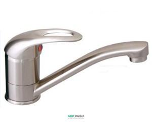 Змішувач для раковини одноважеля Rubineta колекція Prince сатин P90053